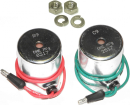 DME Manufacturing Meyer Snow Plow 2 Coil Set: B9, 15382 & C9, 15430, for E47, E57, E60 Pumps, Aftermkt, Optional 18-8 Stainless Steel Nuts Included