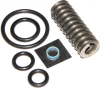 DME Manufacturing Meyer Snow Plow Solenoid Valve + Crossover Relief Valve Spring & Seal Kit; for E47, E57, E60 Pump Blade, Optional 18-8 Stainless Steel Nut & Lock Washer Included