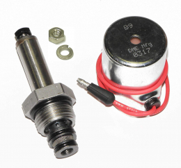 DME Mfg 15697, Meyer B Valve Assembly, Valve, 15698, Coil, 15382, for E47, E57, E60 Pumps, Brand New Aftermkt, Optional 18-8 Stainless Steel Nut Included