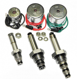 DME Mfg, MEYER Snow Plow Coil & Valve Set for E47, E57, E60, Pumps, Brand New Aftermkt, Optional 18-8 Stainless Steel Nuts Included